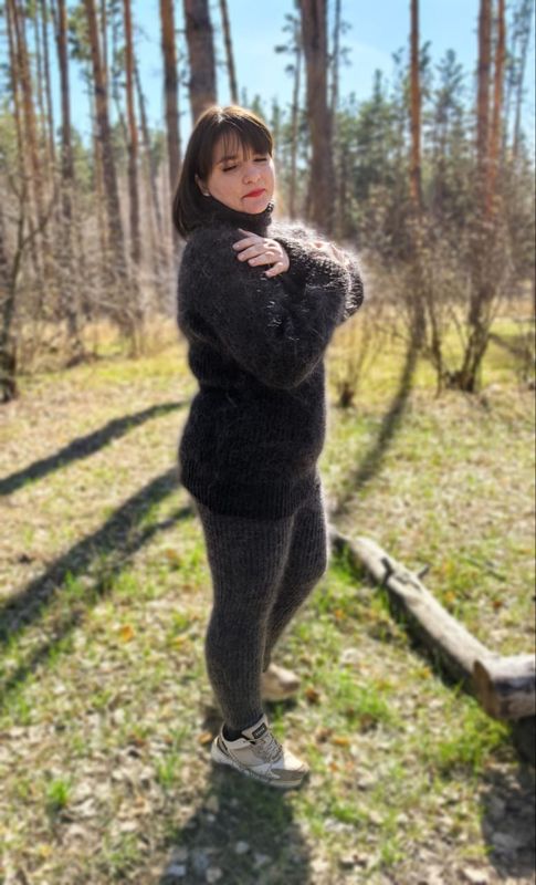 пуховый свитер