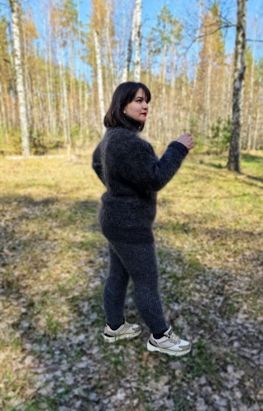 пуховый свитер