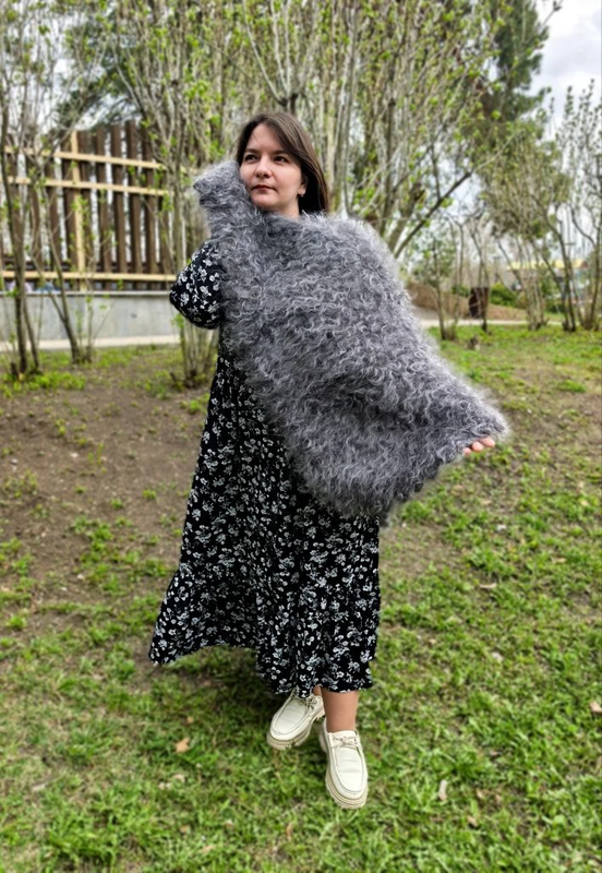 пуховая косынка